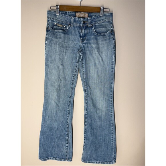 Candies Denim - Vtg Candie's Jeans Women's Blue Medium Wash Low Rise Flare Jeans 29” Waist
